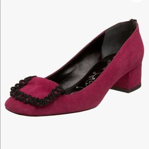 Tibi New York suede leather pumps women’s 5